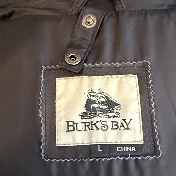 Black Leather Jacket Embroidered Cigarette Racing Team Jacket RARE OOAK - Picture 10 of 16